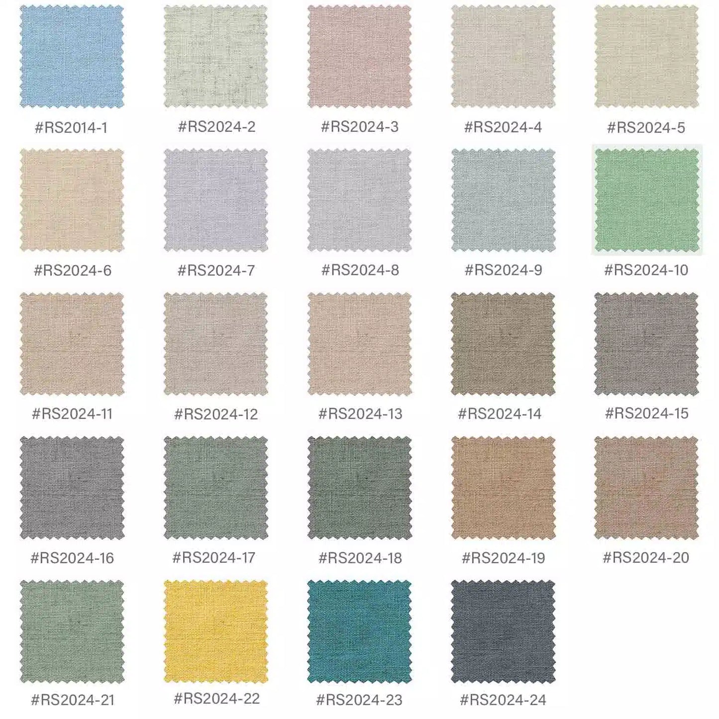 LORA 100% Blackout Booklet 24 Colors