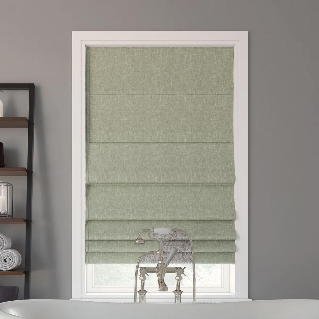 Zero Sunlight Pleated 100% Blackout Cordless Roman Shade