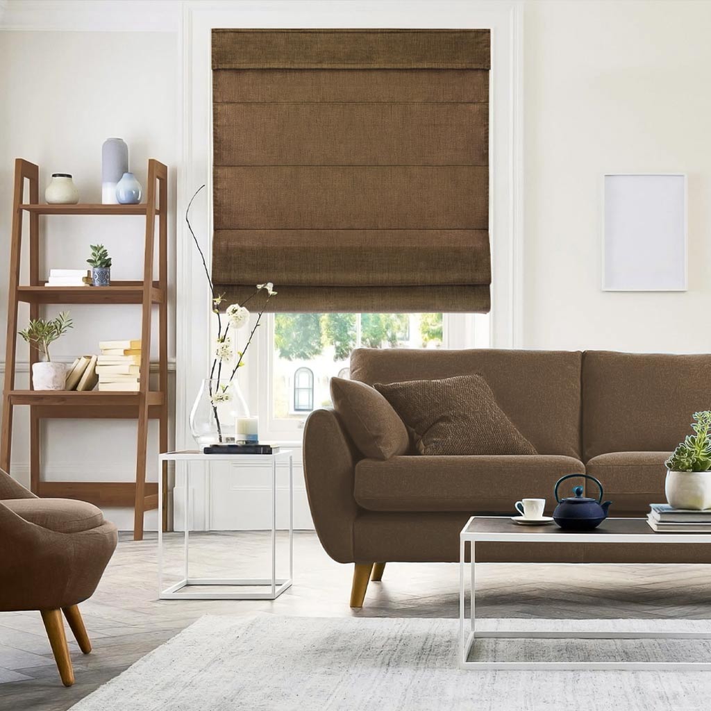 Light Filtering Pleated Roman Shade