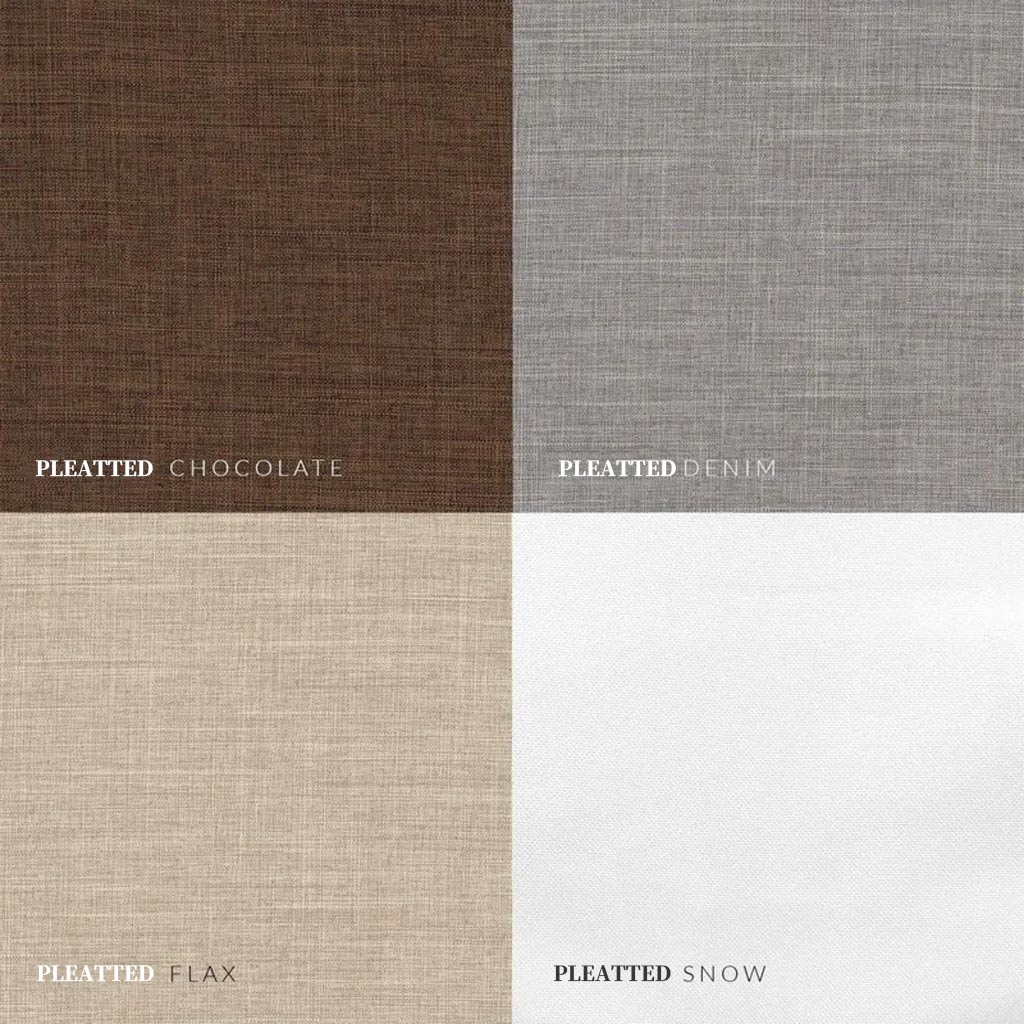 Light Filtering Pleated Roman Shade