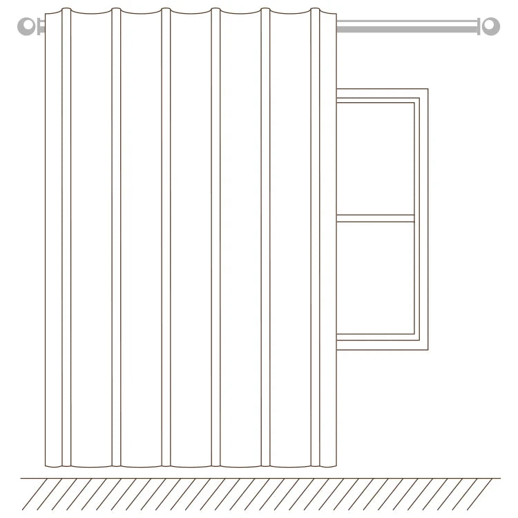 Soft Top and Grommet Style Curtains 1.5x Fullness