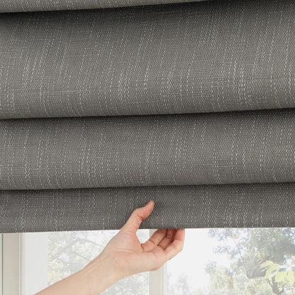 Zero Sunlight Pleated 100% Blackout Cordless Roman Shade