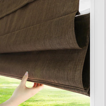Light Filtering Pleated Roman Shade