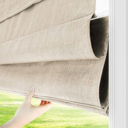 Light Filtering Pleated Roman Shade