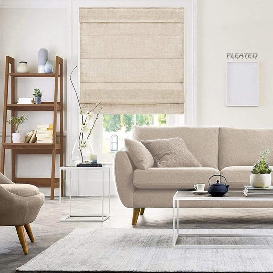 Light Filtering Pleated Roman Shade