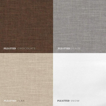 Light Filtering Pleated Roman Shade