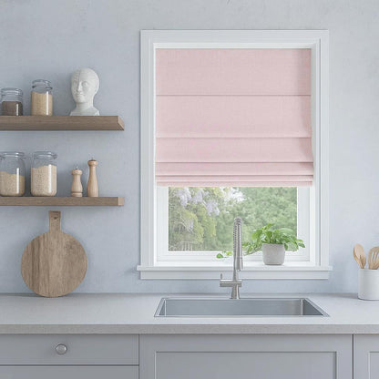 Linen 100% Blackout Cordless Roman Shade