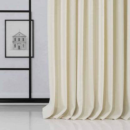 Pinch Pleat Custom 100% Blackout Linen Curtains