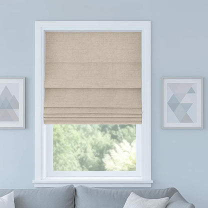 Pleated Curtain 100% Blackout Cordless Roman Shade
