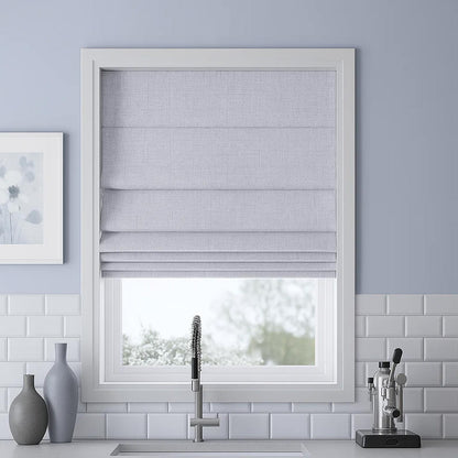 Pleated Curtain 100% Blackout Cordless Roman Shade