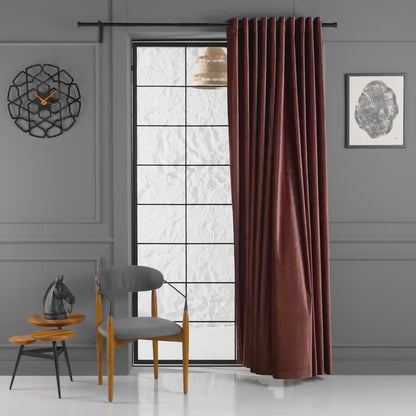 Extra Wide Velvet 100% Blackout Curtains For Living Room and Bedroom